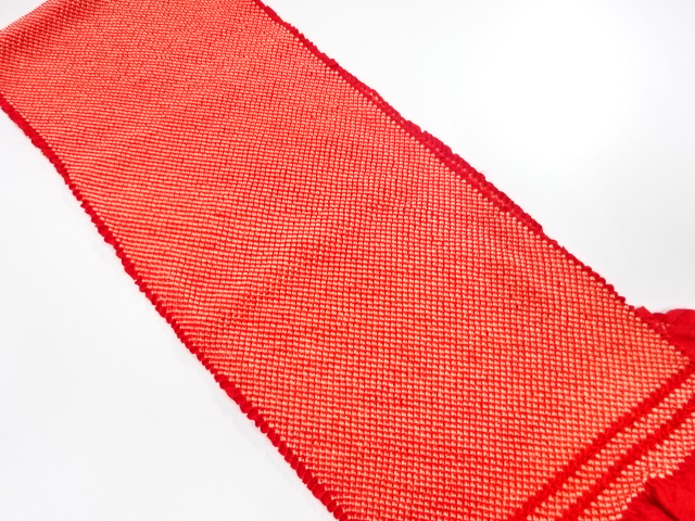 正絹　振袖用　絞り　帯揚げ